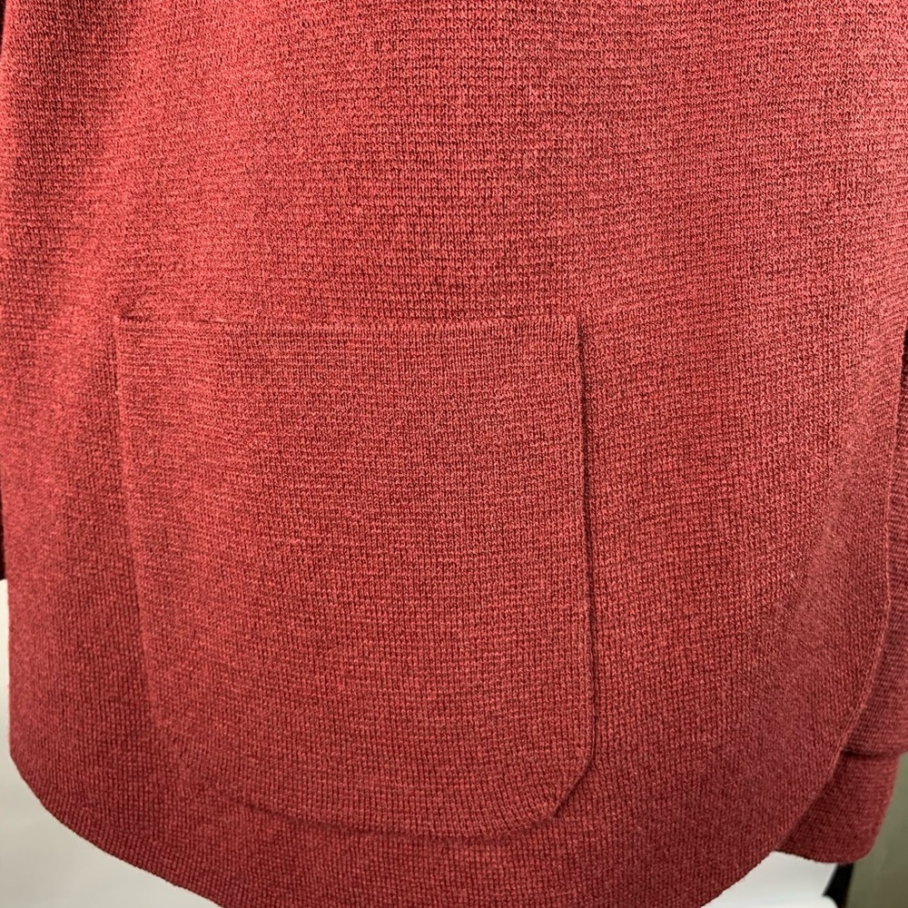 EILEEN FISHER COLLAR CARDIGAN L/G - Picture 4 of 8